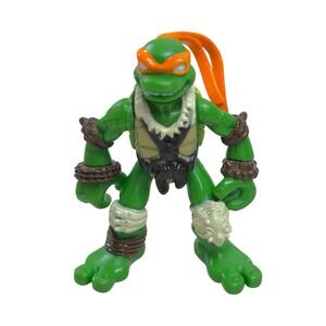 2008 Teenage Mutant Ninja Turtles Paleo Patrol Michelangelo Action Figure Mirage